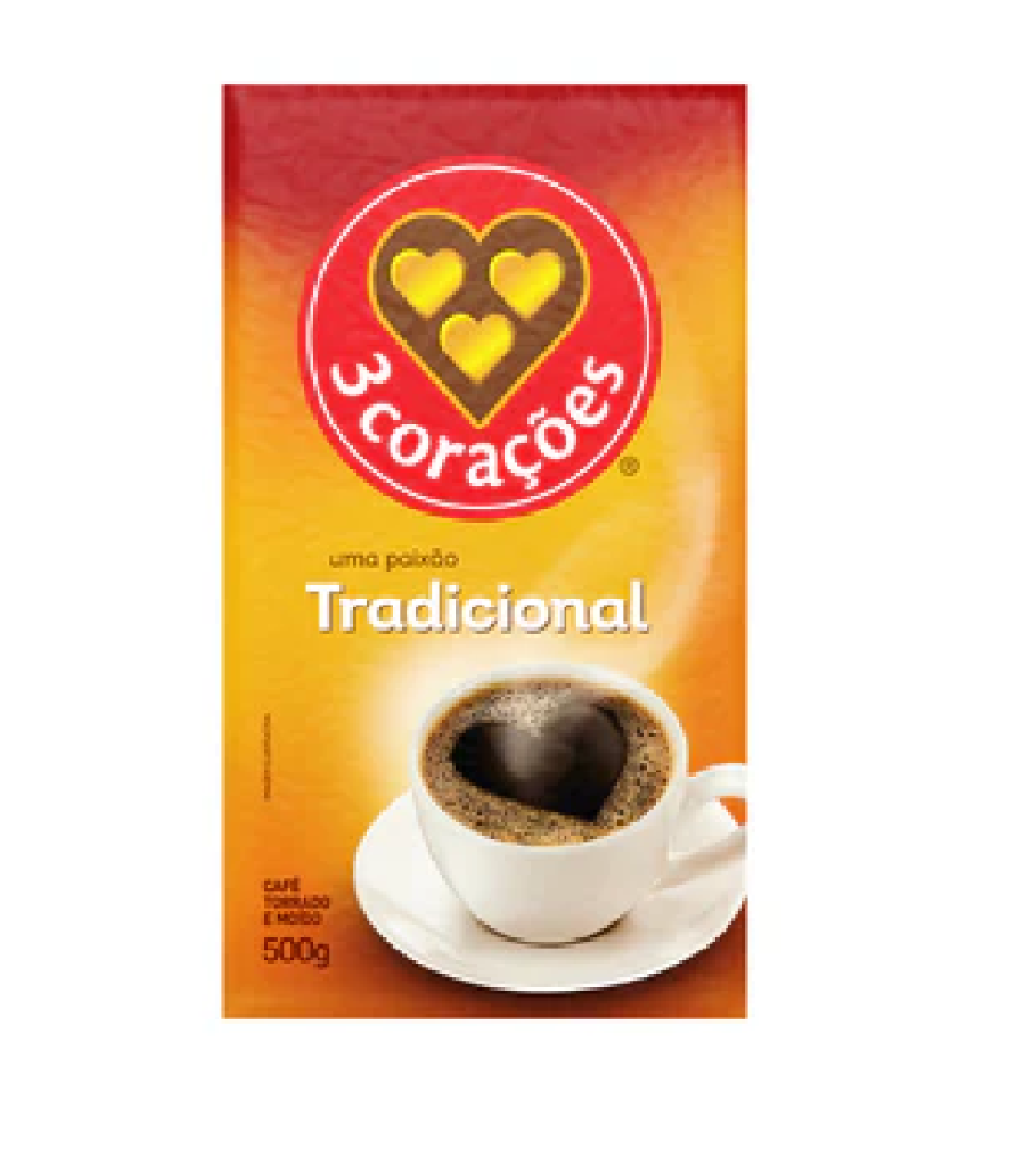 3 Corações - Café a Vácuo Tradicional (500g)